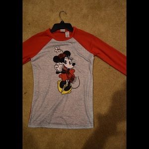 Red long sleeve shirt